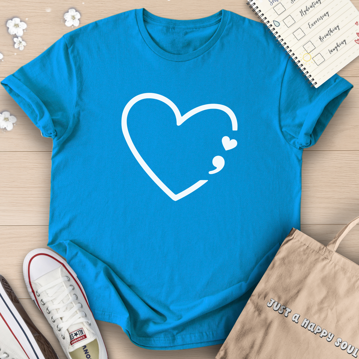Heart Semicolon T-Shirt