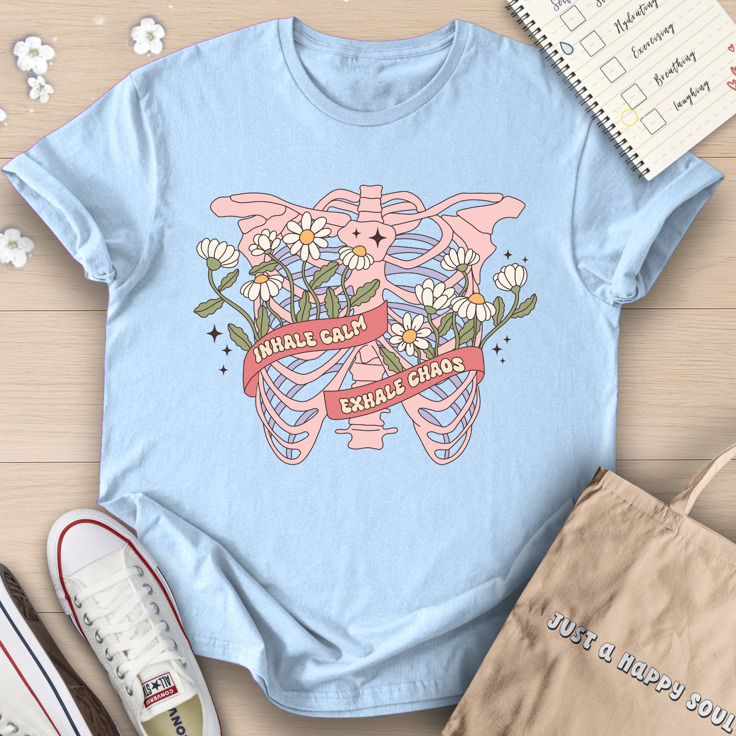 Inhale Calm, Exhale Chaos T-Shirt