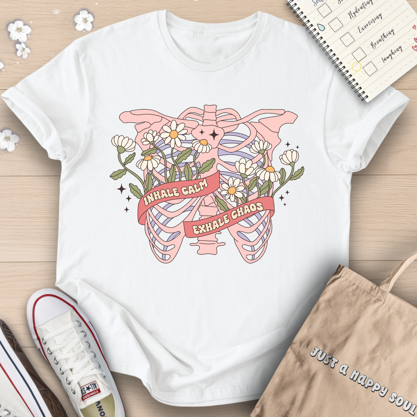 Inhale Calm, Exhale Chaos T-Shirt