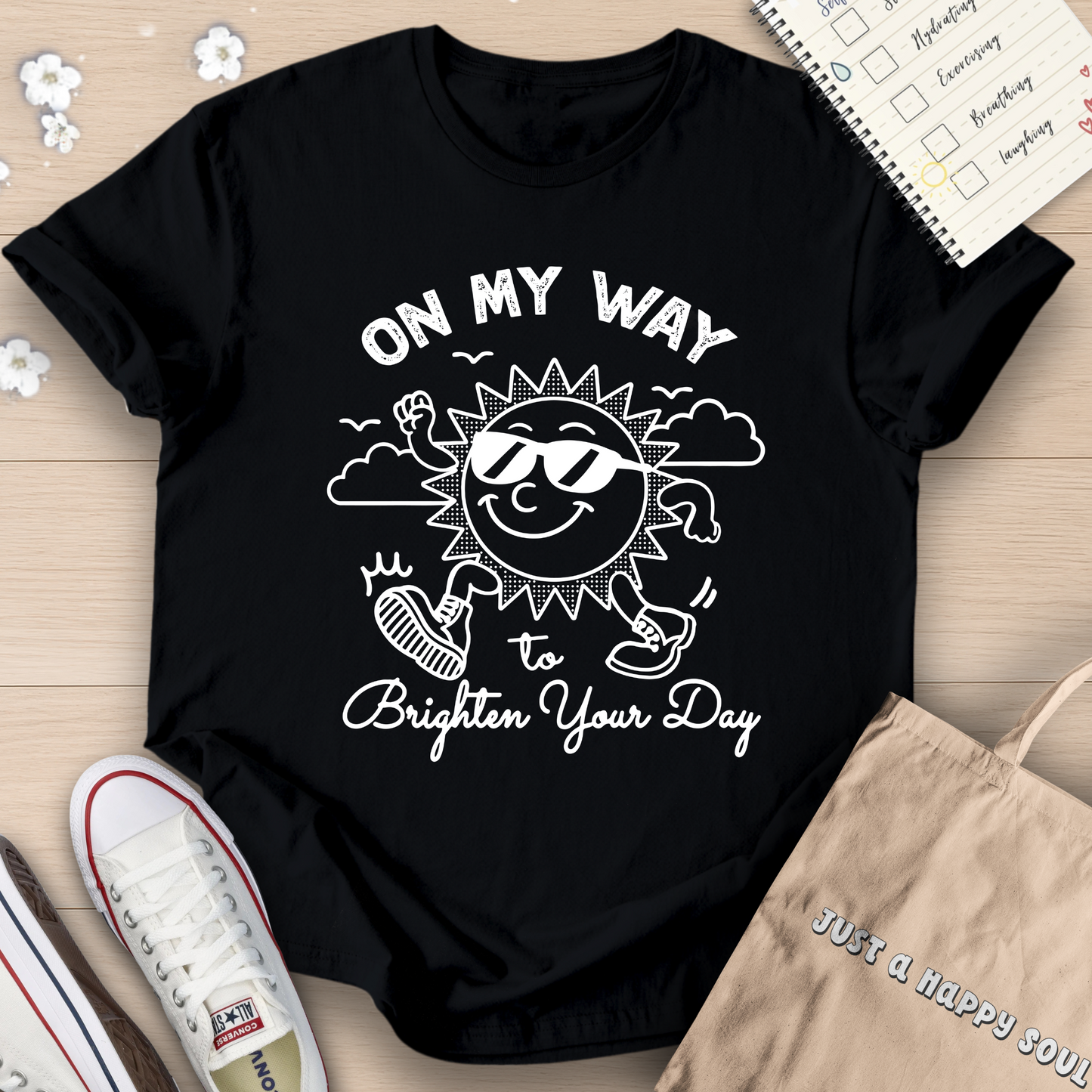 On My Way To Brighten Your Day T-Shirt