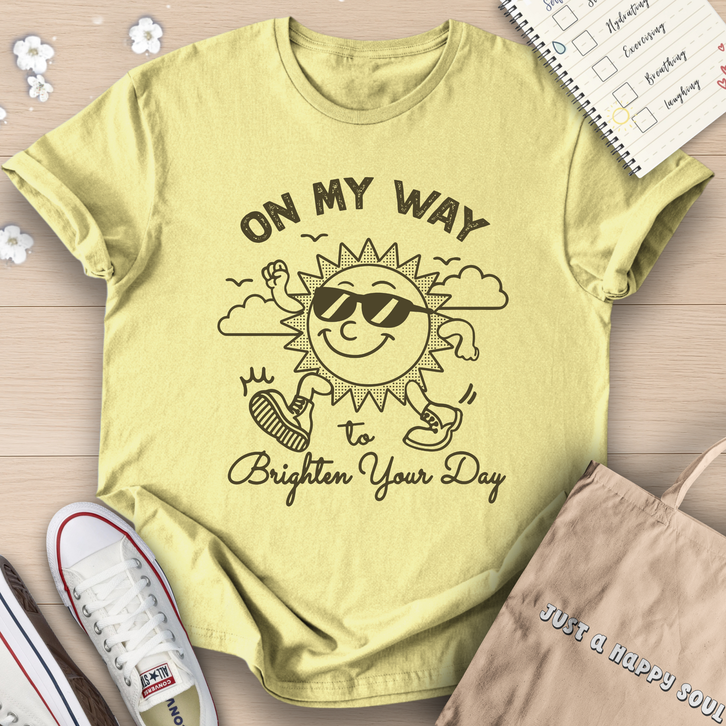 On My Way To Brighten Your Day T-Shirt