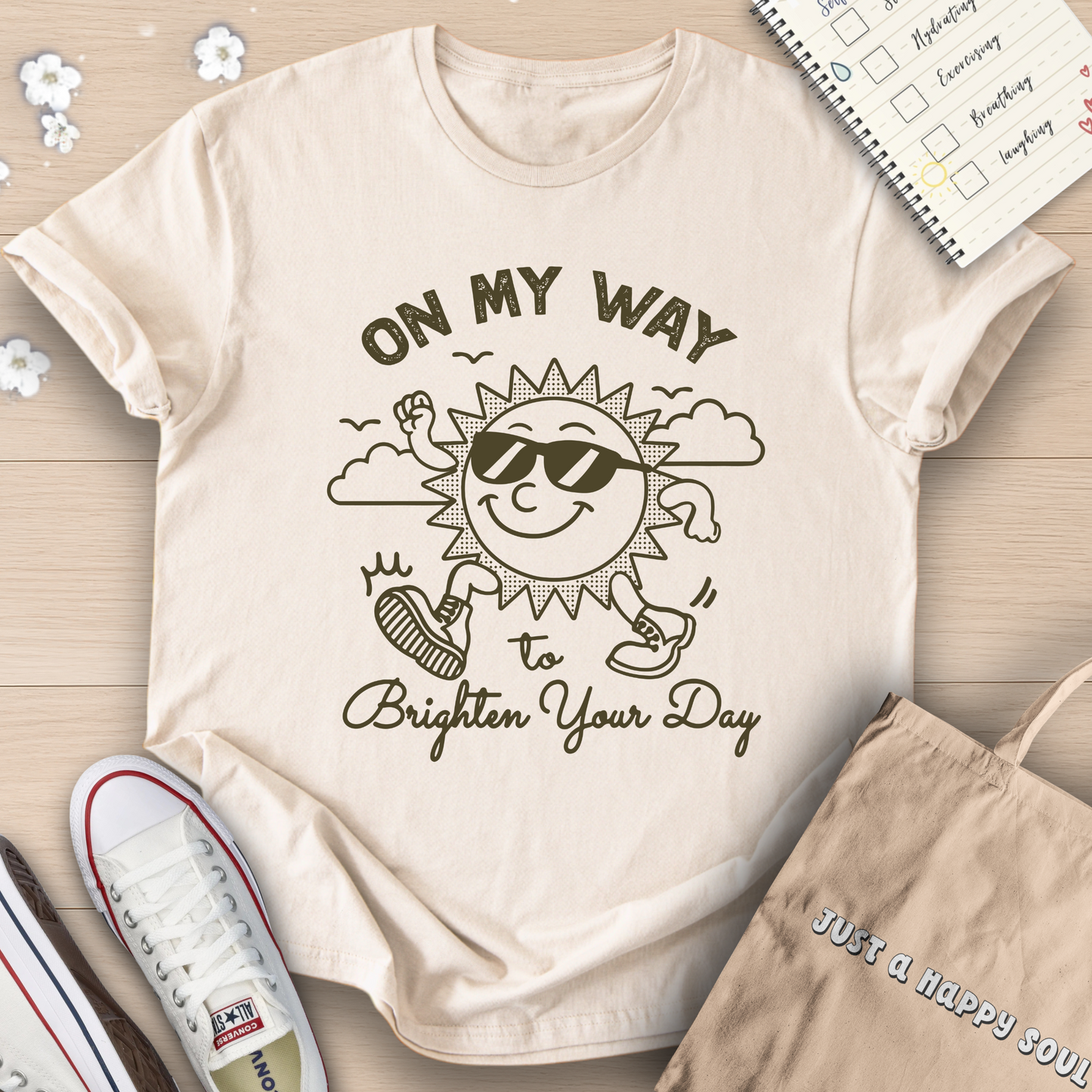 On My Way To Brighten Your Day T-Shirt