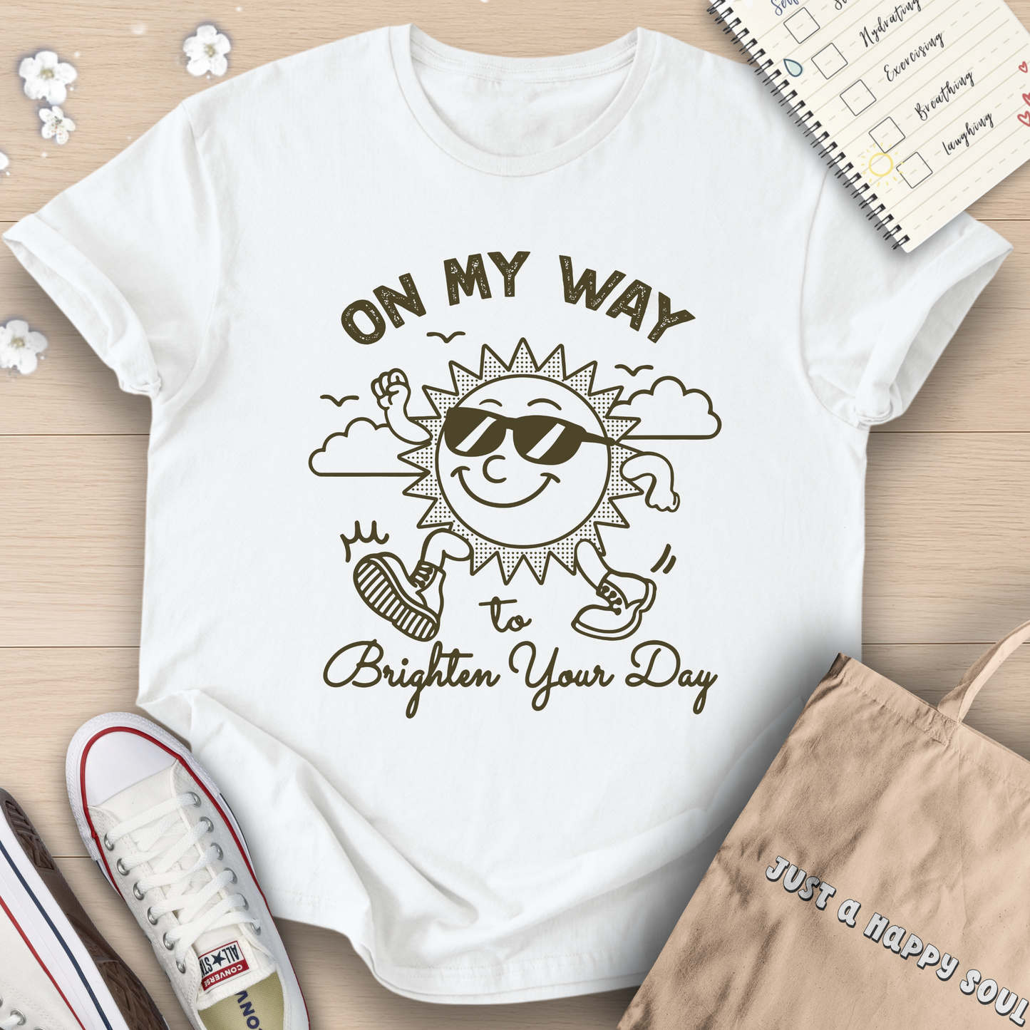 On My Way To Brighten Your Day T-Shirt